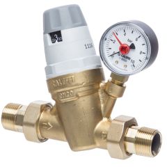 1¼" Pressure Reducing Valve cw Gauge 1-6 BAR Outlet