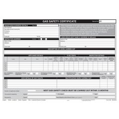 Gas Safety/Landlords Certificate Pad REGP46