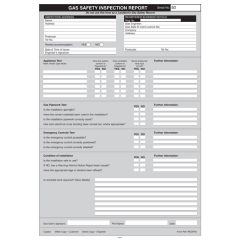 Gas Safety Inspection Pad REGP50